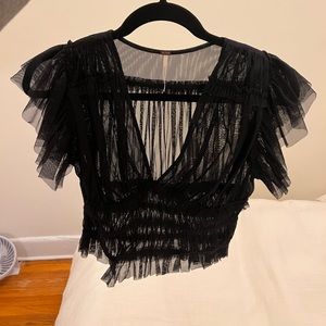 Free People Sheer Top